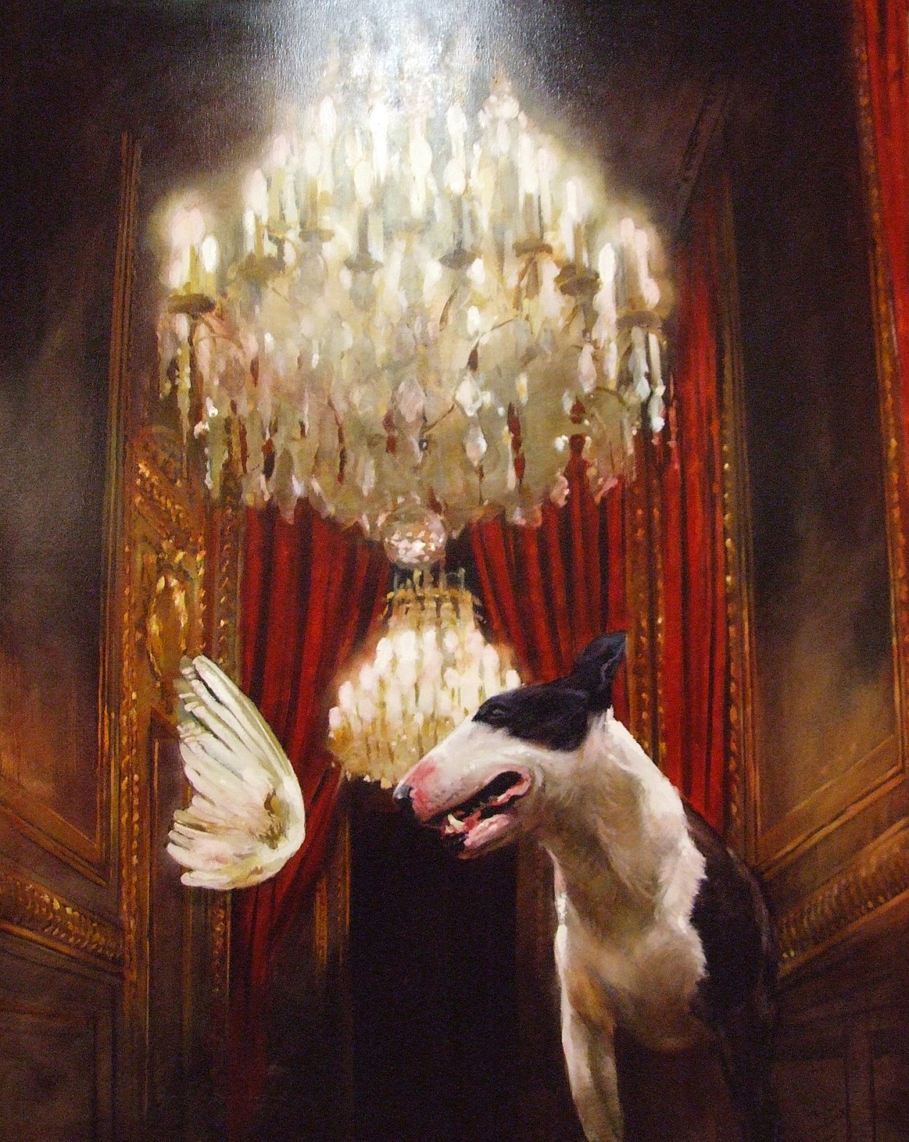 Bullterrier - 2008, oil on canvas, 160 x 200 cm, private collection, RO - 17